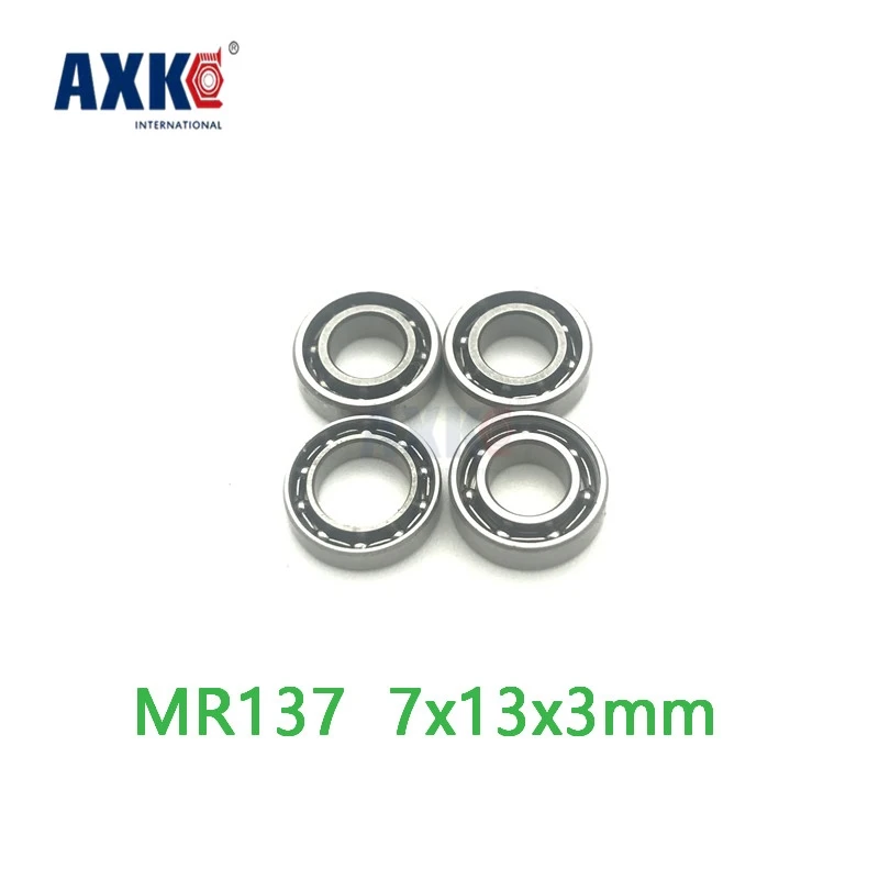 Axk Mr137 открытый подшипник 10 шт./лот 7x13x3 мм тонкая стенка с глубоким желобом