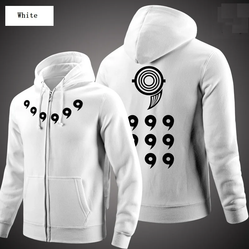 2018 new long-sleeved men's hoodies hot Naruto anime immortal pattern fashion style printing casual comfortable O-neck hoodie | Мужская