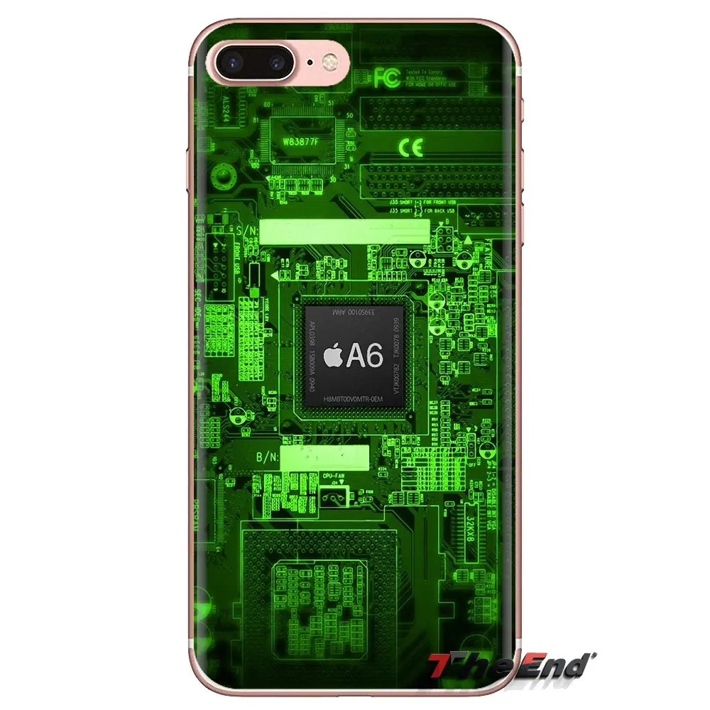 TPU Transparent Shell Covers A6 A7 Chip Internal Board For Samsung Galaxy S3 S4 S5 Mini S6 S7 Edge S8 S9 S10 Plus Note 3 4 5 8 9 |