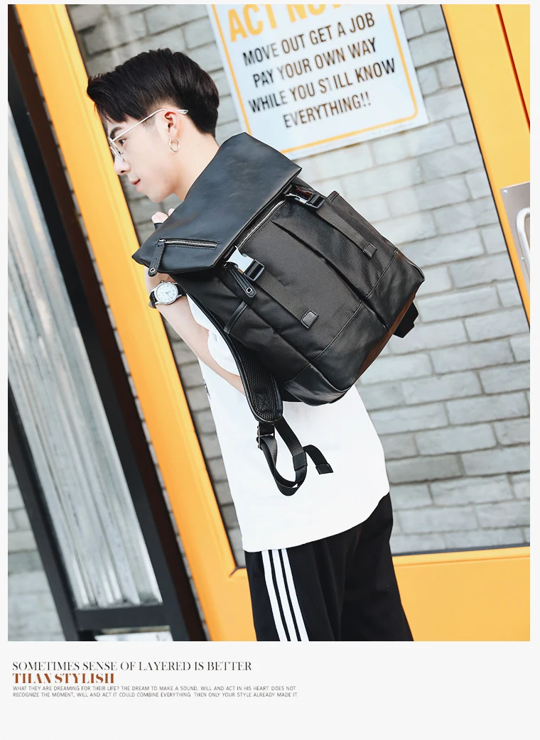 Jonon 2017 Мужской функциональные сумки для ноутбука 14 Для мужчин рюкзак из