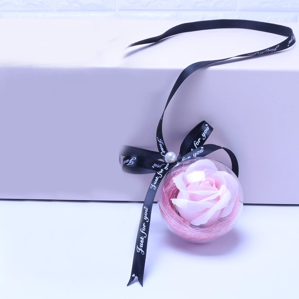 Автомобильный подвесной стеклянный парфюм пустая подвесная бутылка с розовым