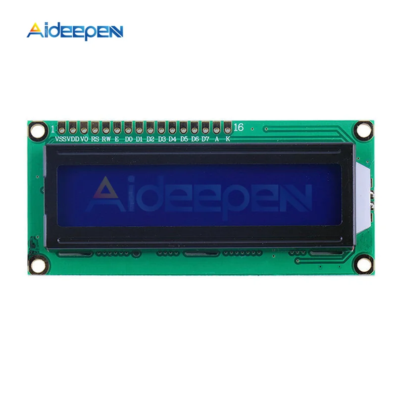 1602 ЖК-модуль RGB Синий/Желтый экран MCP23017 16x2 IIC IEC адаптер плата расширения для Arduino Mega UNO R3 робот 3,3 V 5V