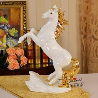 european office decoration ceramic horse home furnishing living room decorations desk study crafts gifts