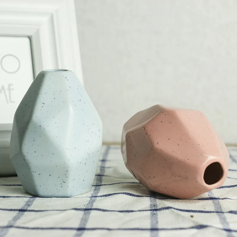 Ceramic Vase Flower Bottle Modern Simple Hydroponic Container Porcelain Artificial Vases Office Wedding Home Decoration | Дом и сад