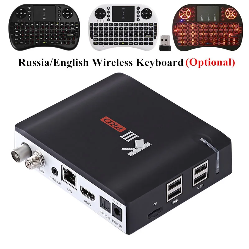 ТВ приставка MECOOL KIII PRO Amlogic S912 Android 6 0 DVB S2 T2 3 Гб 16 K3 Pro 64 бит 4K двухдиапазонный WiFi 1000 м