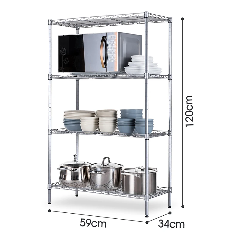 SINGAYE четыре слоя Multi-function стеллаж косметический Органайзер для офиса кухня ванная