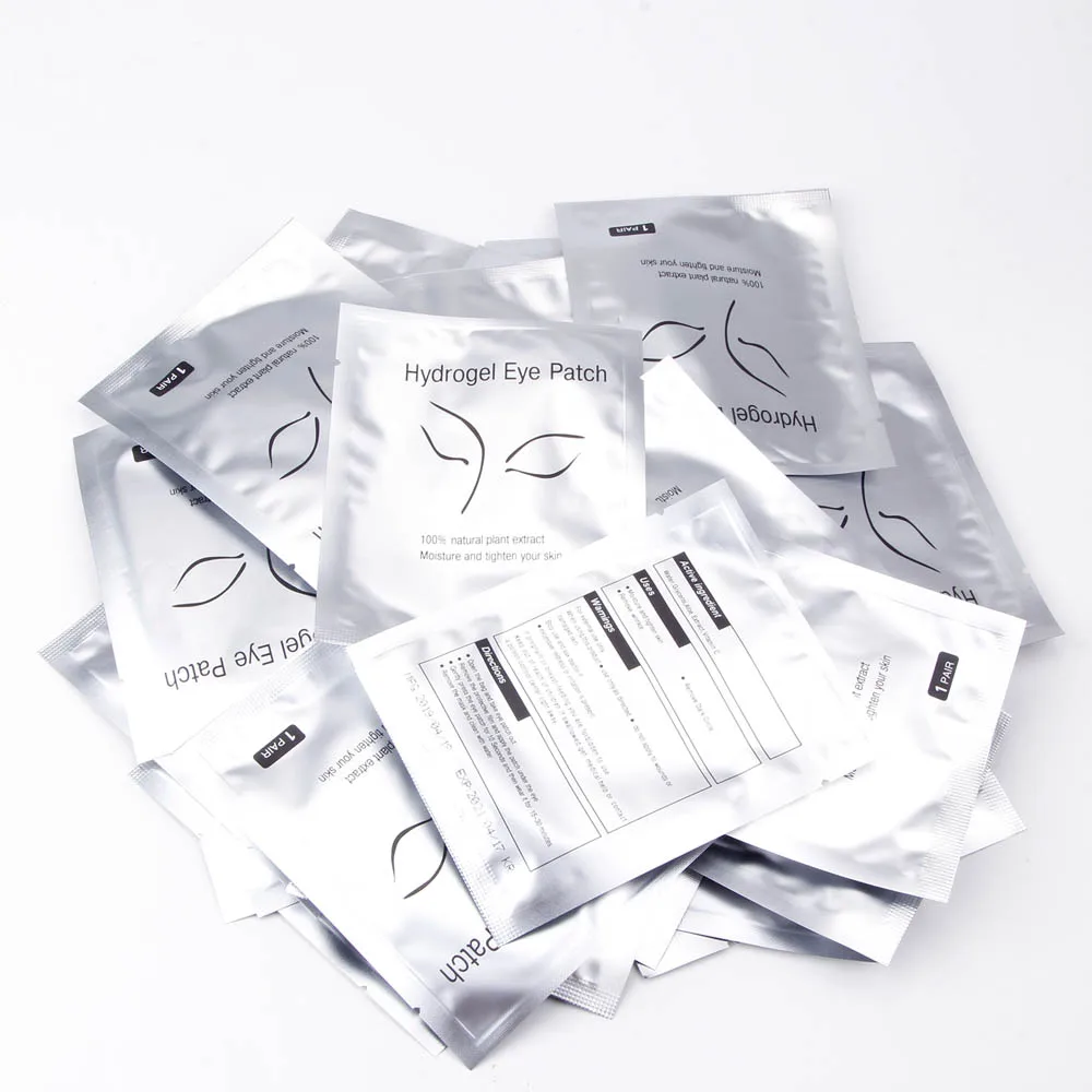 100 парт патчи для наращивания ресниц под гидрогелевые подушечки глаз бумажные