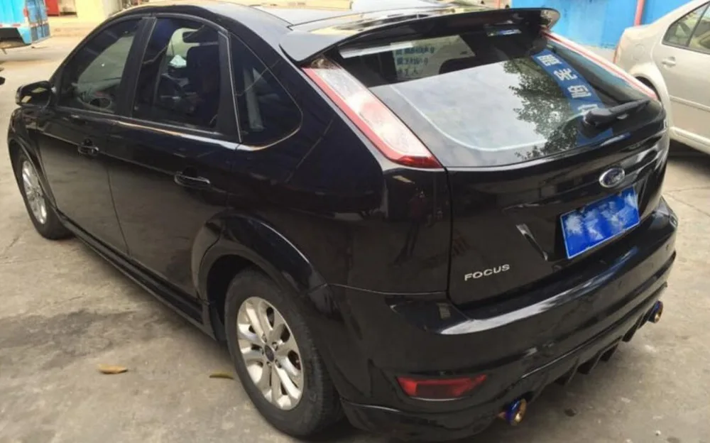Osmrk Неокрашенный задний спойлер из АБС пластика для ford focus 2006 2012|rear spoiler|spoiler roofrear