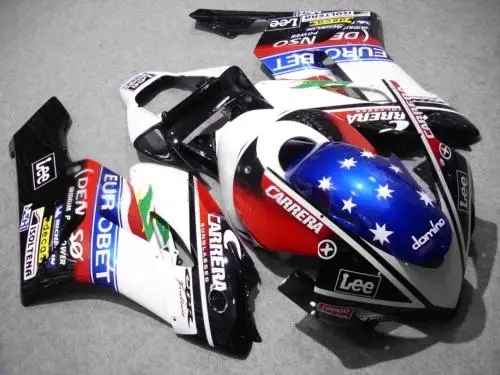 Мотоцикл обтекатель комплект для HONDA CBR1000RR 04 05 CBR 1000RR 2005 2004 cbr1000rr ABS белый красно-черные Обтекатели+ 7 подарки HS26