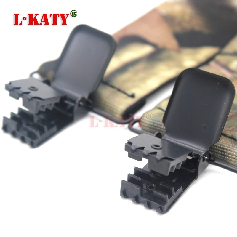 Эластичные подтяжки с камуфляжным принтом мужской тактический ремень X Shape 4 Gun