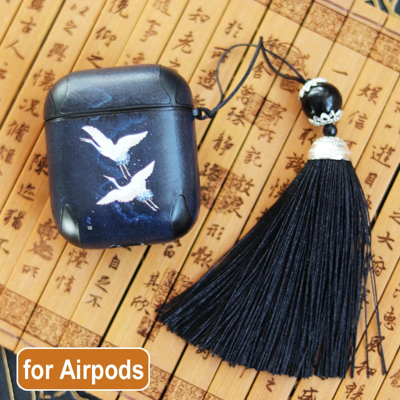 Роскошный чехол из натуральной кожи для Apple Airpods, чехол, аксессуары, защитный чехол, чехол для зарядки