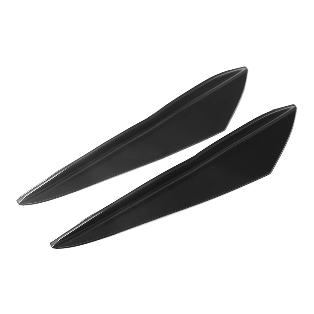 

Hot 4Pcs Universal Car Trim Front Bumper Splitters Body Spoiler Protectors BX