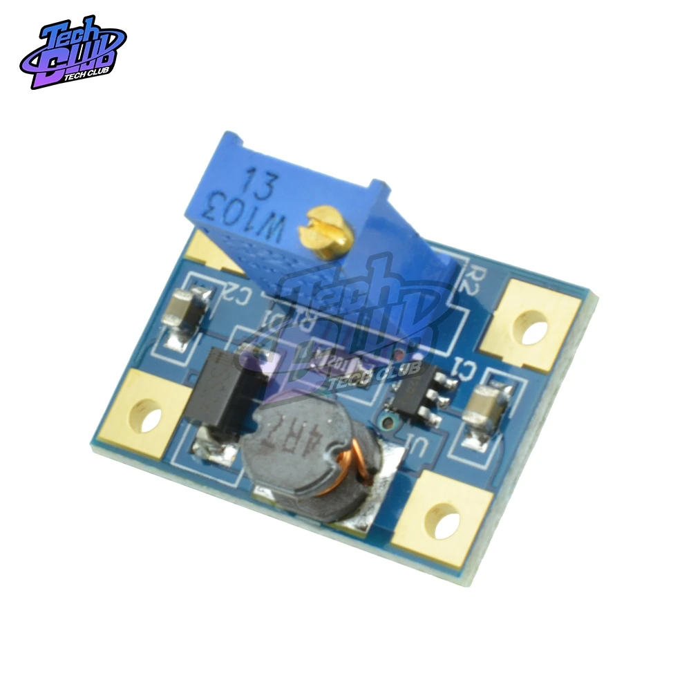 DC-DC SX1308 Step UP Регулируемый силовой модуль повышающего повышающий преобразователь постоянного тока 2-24V постоянного тока до 2-28 в 2A