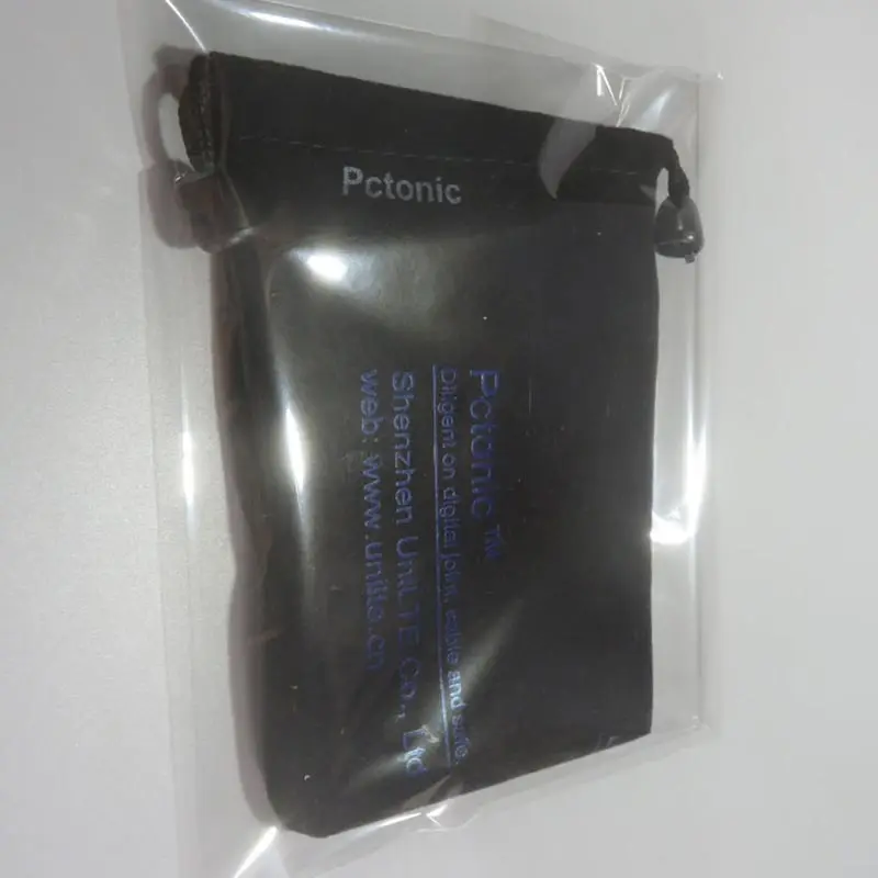 PCTONIC мягкая ткань фланелет сумка чехол для power bank камера смартфон черный для iphone 6 7 plus Note " планшет