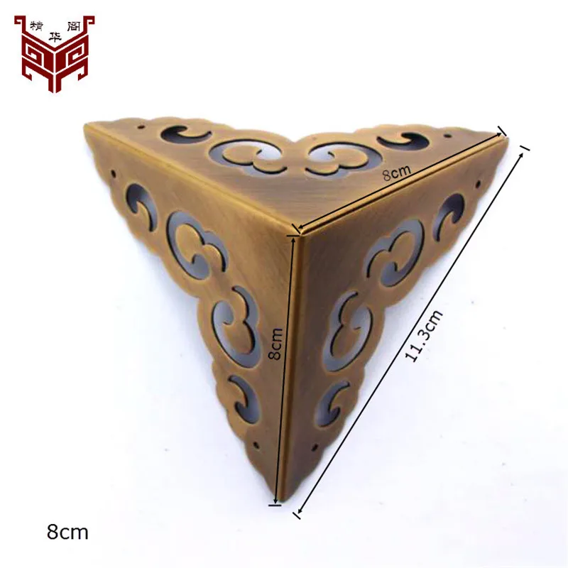 80 мм аксессуары для мебели украшение латунная металлическая обмотка угловая