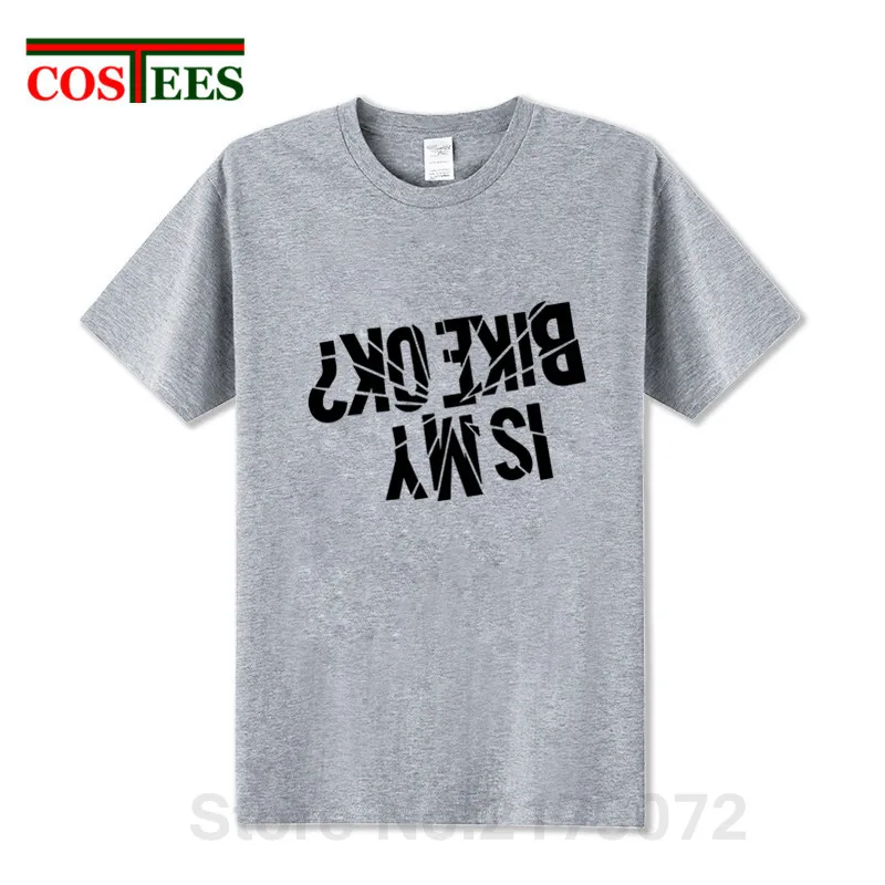 Футболка с надписью Мой велосипед ок футболка для горных велосипедов