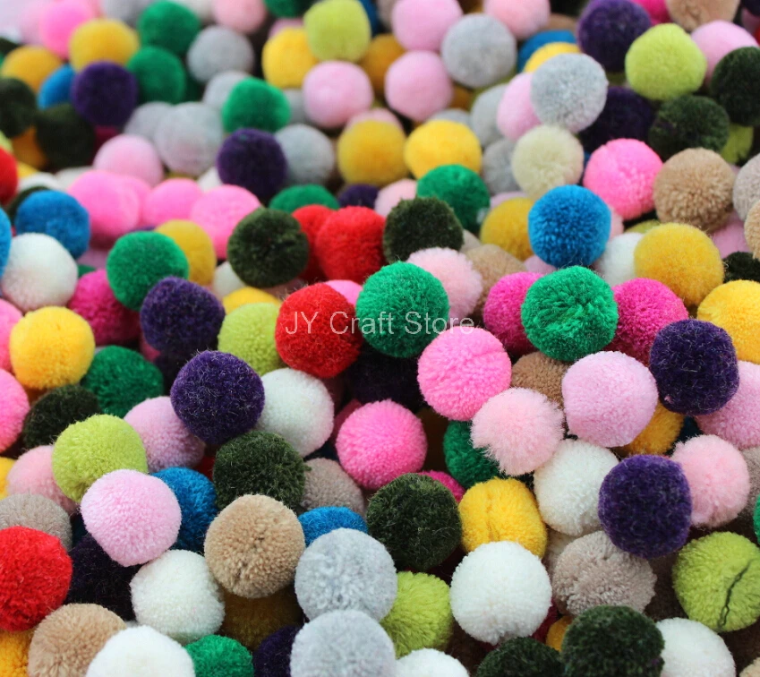Набор из 150 шт. 0 78 &quot(20 мм) шариков помпонов|pompom yarn|yarn pompomcrochet projects |