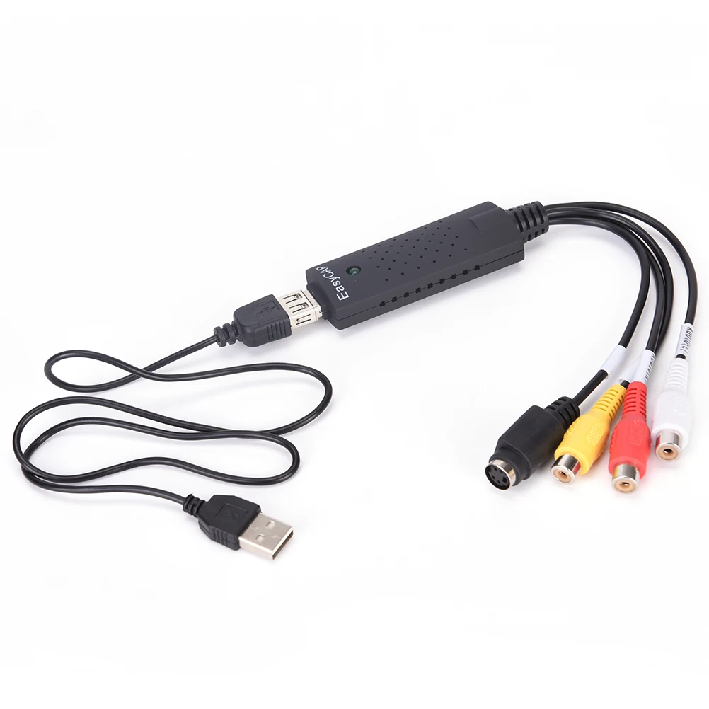 Адаптер USB Easycap 2 0 TV Video Audio VHS на DVD HDD|vhs to|vhs to dvdaudio video |
