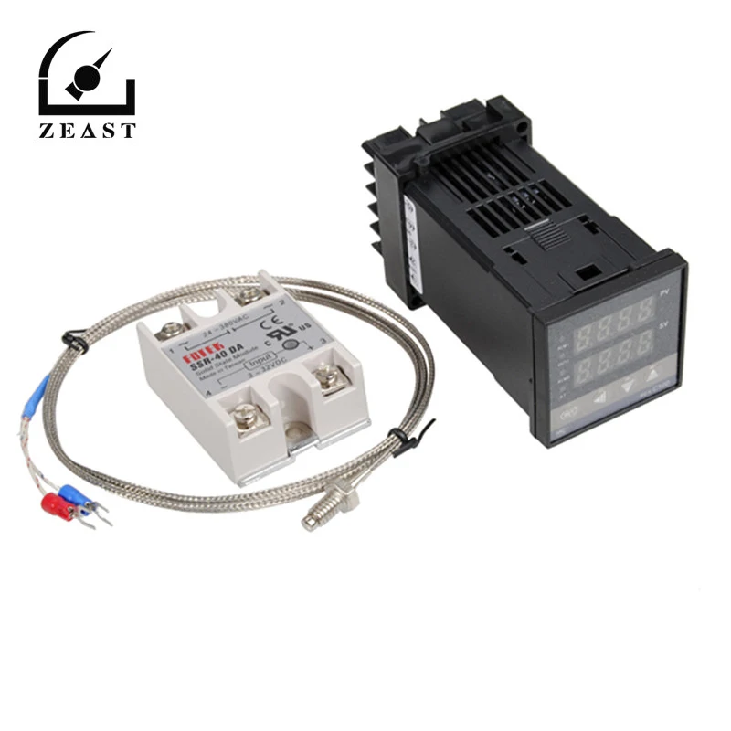 

REX-C100 110-240V 1300 Degree Digital PID Temperature Controller Kit with 400 Degree K Type Probe