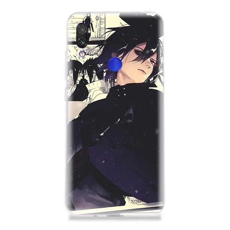 Аниме Uchiha Наруто Забавный силиконовый чехол для Xiaomi Redmi Note 4 4X5 5A 6 7 Pro Redme S2 GO Art