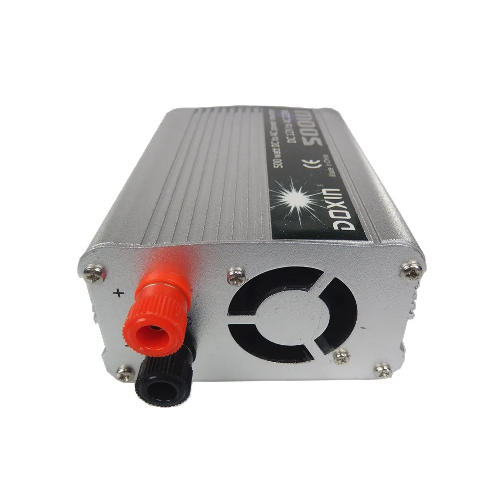 Автомобильный 500 Вт автомобильный преобразователь мощности с USB DC 12 В в AC 220