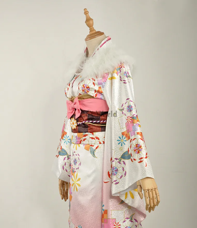Милый! Солнечный свет! Новогоднее платье кимоно Aqours Sakurauchi Riko Yukata Униформа костюмы