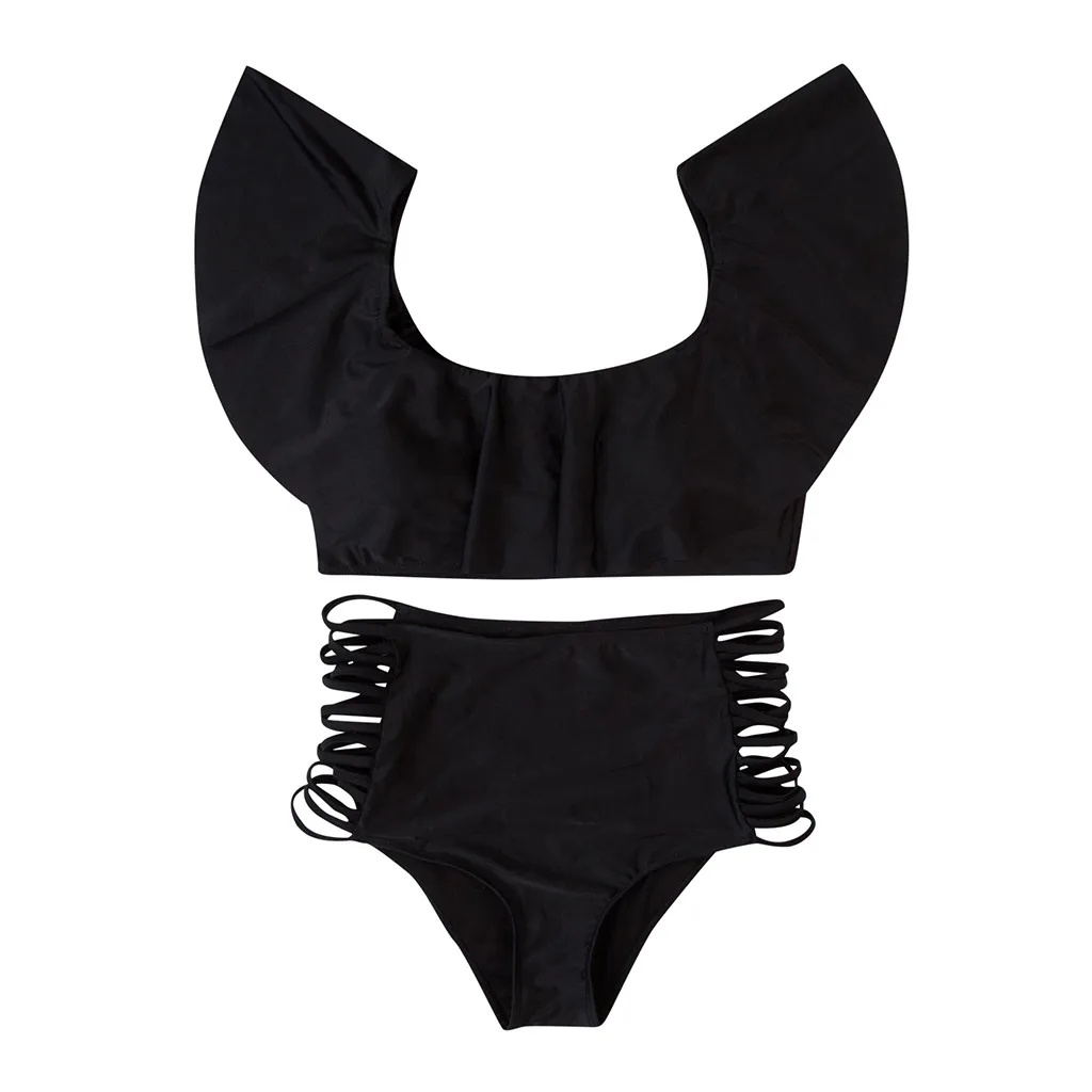 SAGACE двухсекционные костюмы купальник с рюшами трубка топ сексуальный