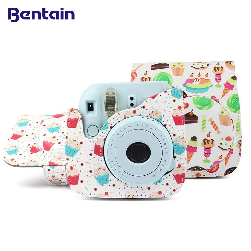 1 шт. чехол для камеры с рисунком мороженого сумка Fujifilm Instax Mini 8 + 9 мгновенной