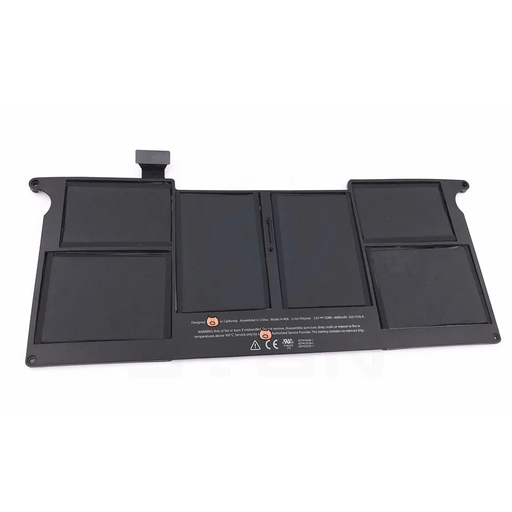 A1406 Аккумулятор для Macbook Air 11 6 ''ноутбук A1370 A1465 аккумулятор MC506 MC507L MC968LL/A 2011-2012