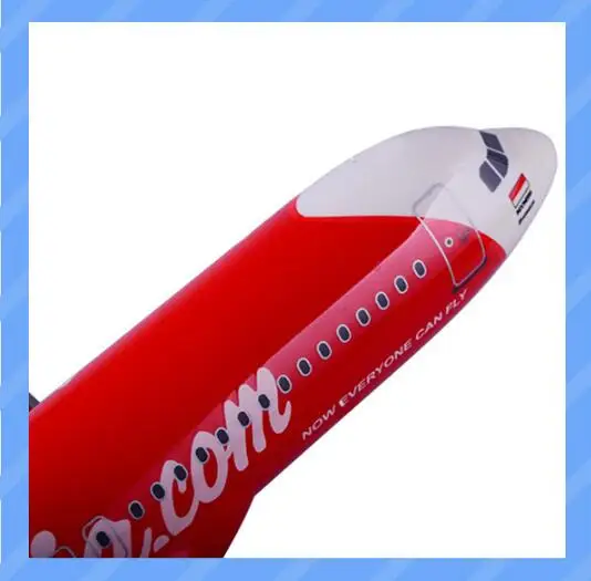 Модель самолета A320 Air Asia из смолы 47 см модель авиакомпании азиатские авиалинии