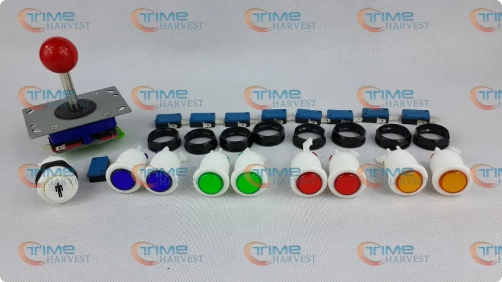 Комплект деталей для аркадных игр пряди комплект с джойстиком и кнопочными