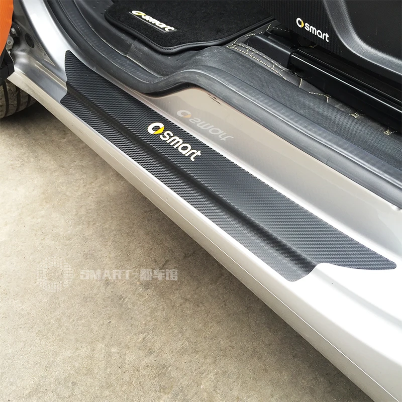 Защитная Накладка на порог для Smart Accessories защитная из углеродного волокна smart fortwo