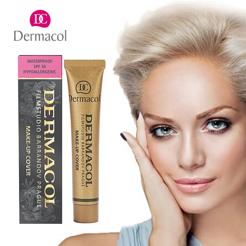 Подлинный Dermacol база макияж Обложка и Pro корректор для лица основа под консилер