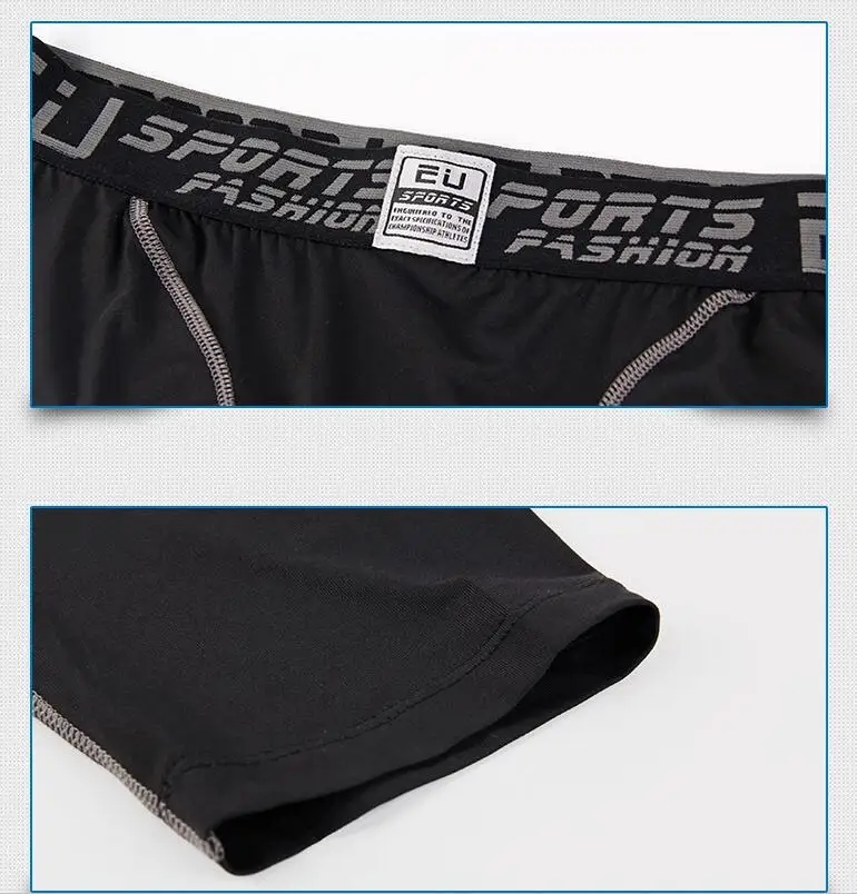 

EU Men Running sports Pants Compression Gym Pants Skinny Leggings Workout Sport Fitness Bodybuilding Tights Running Cycling Pant