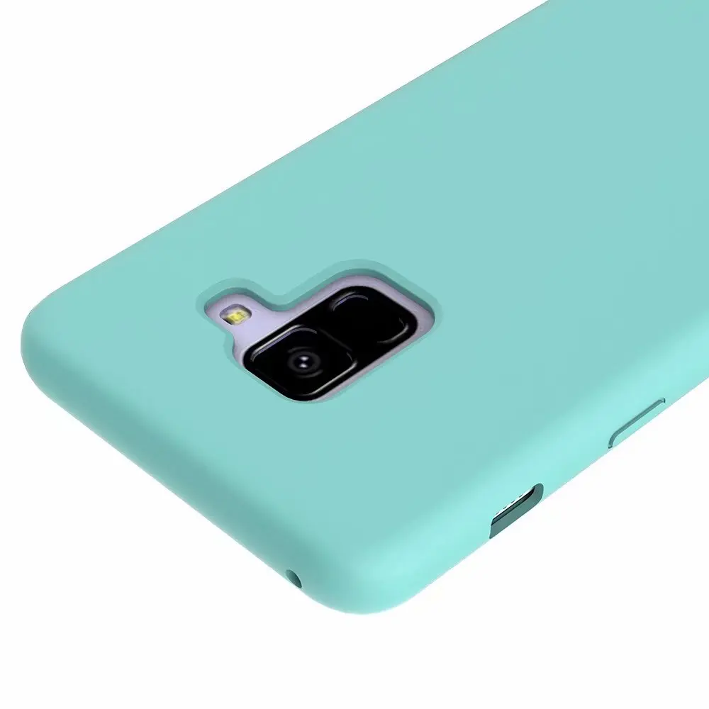 Для samsung Galaxy A8 Plus чехол Роскошный жидкий силиконовый удобный защитный чехол для задней крышки для samsung A8 A8Plus