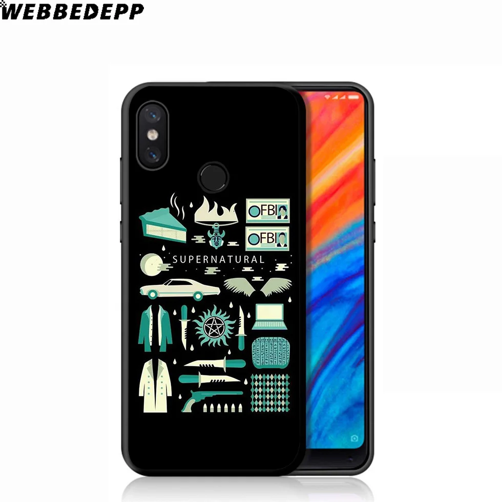 WEBBEDEPP супернатуральный мягкий чехол для Xiaomi Mi 9T 9 8 SE 6 A1 A2 A3 Lite MiA1 MiA2 MiA3 F1 MAX 3 Mi8 CC9E CC9 |