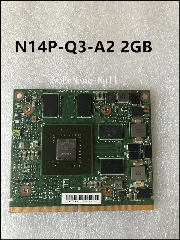 Оригинальная графическая карта для Dell Precision M4700 M4800 HP Elitebook 8560w 2G N14P Q3 A2 0D30WG K2000M K