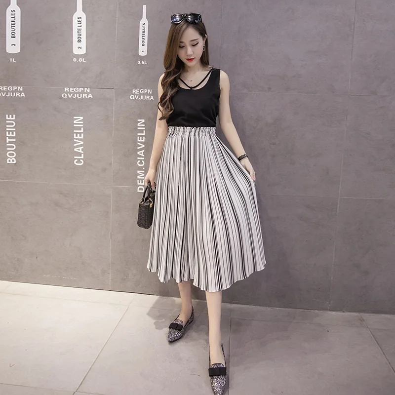 Брюки женские шифоновые с широкими штанинами модные брендовые Свободные