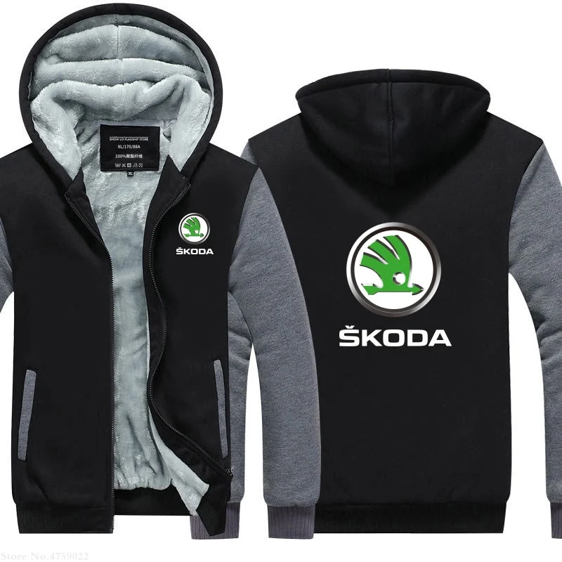 Мужской вельветовый свитер Skoda Утепленная зимняя куртка большого размера 5