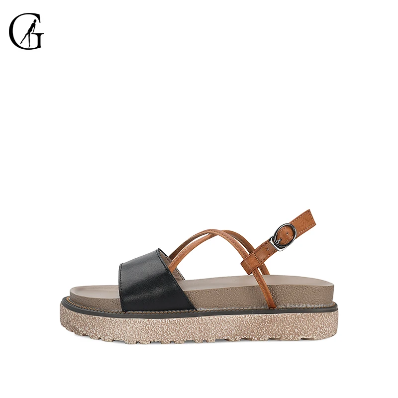 GOXEOU/2019 женские босоножки модные повседневные Босоножки на платформе с