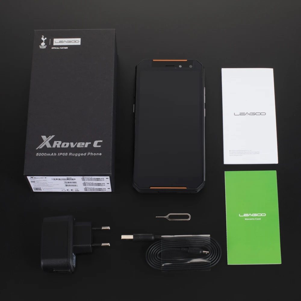 LEAGOO XRover C IP68 водонепроницаемый смартфон 5,7" 2 Гб 16 Гб MTK6739 четырехъядерный мобильный телефон 5000 мАч 13 МП Двойная камера прочный телефон