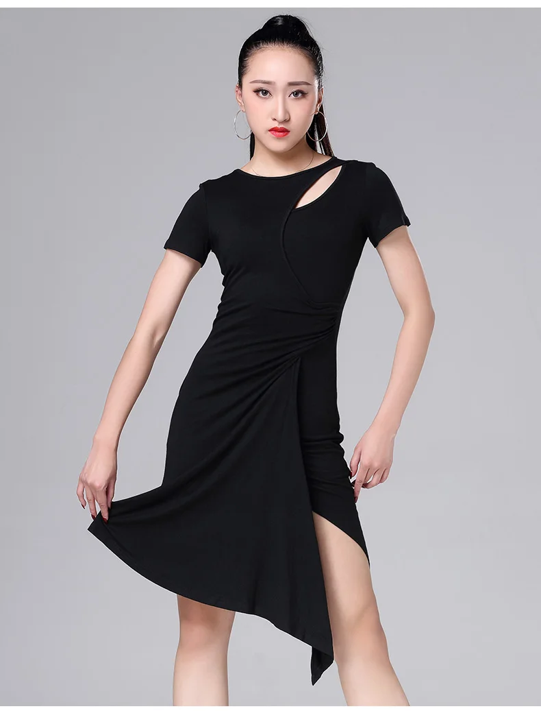 

2018 New Dance Latin Dress Adult Women's Dance Latin Dance Latin Dance Dress high-end Custom Short sleeve Dress