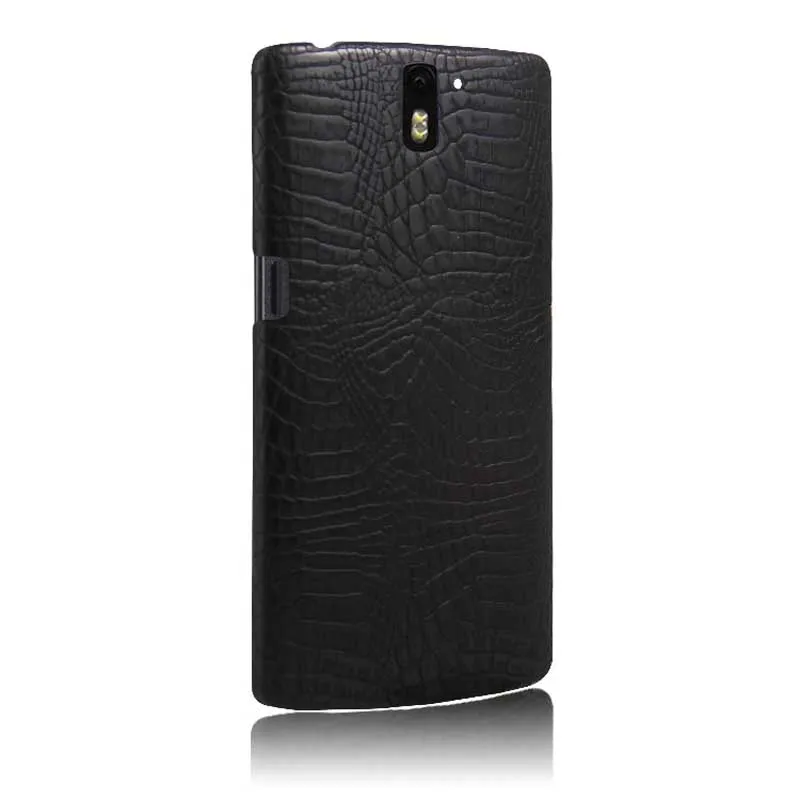 Чехол из ПВХ для Oneplus 1 чехол один Plus1 класса люкс кожи аллигатора с узором
