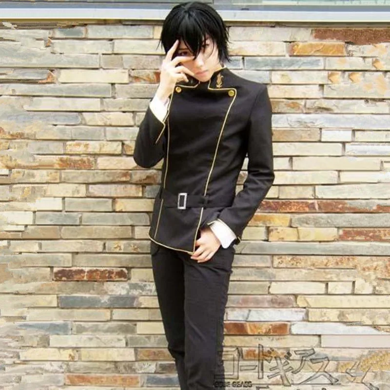 Lelouch Lamperouge косплей костюм в японском стиле с рисунком из Аниме Code Geass Восстания