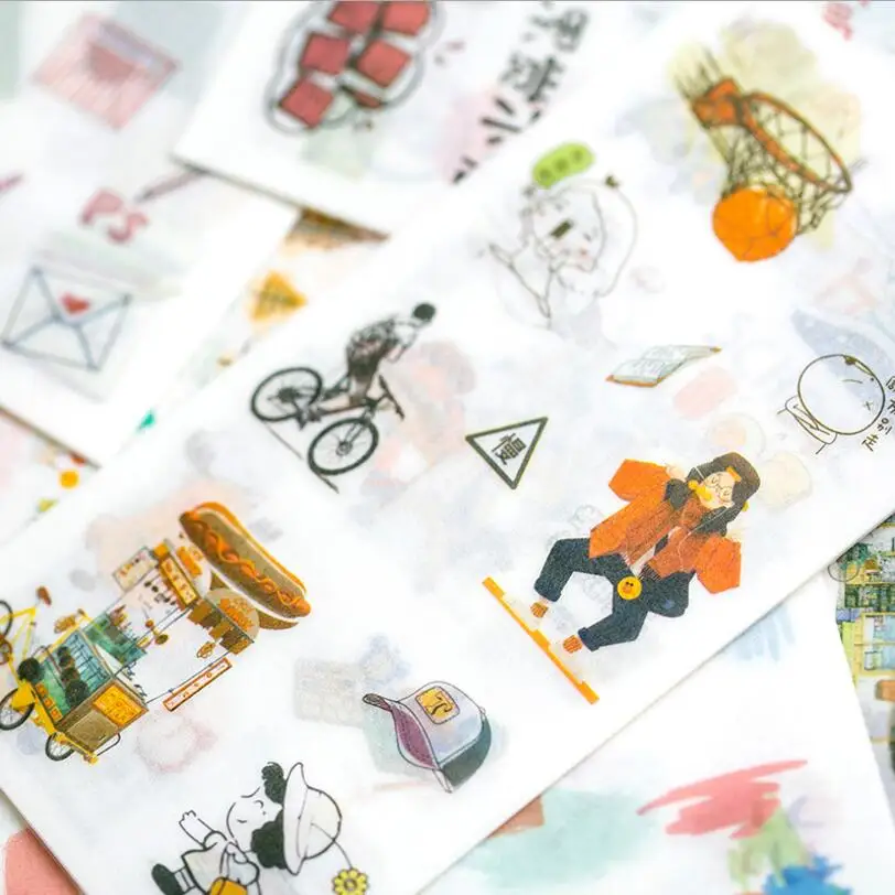 6 шт./упак. животных растения жизни Kawaii дневник Японский небольшой Diy путешествия
