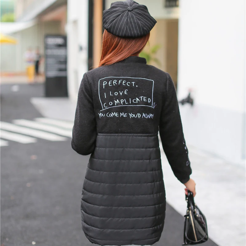 2018 Новинка весны Куртка парка Для женщин зимнее пальто s средней длины с