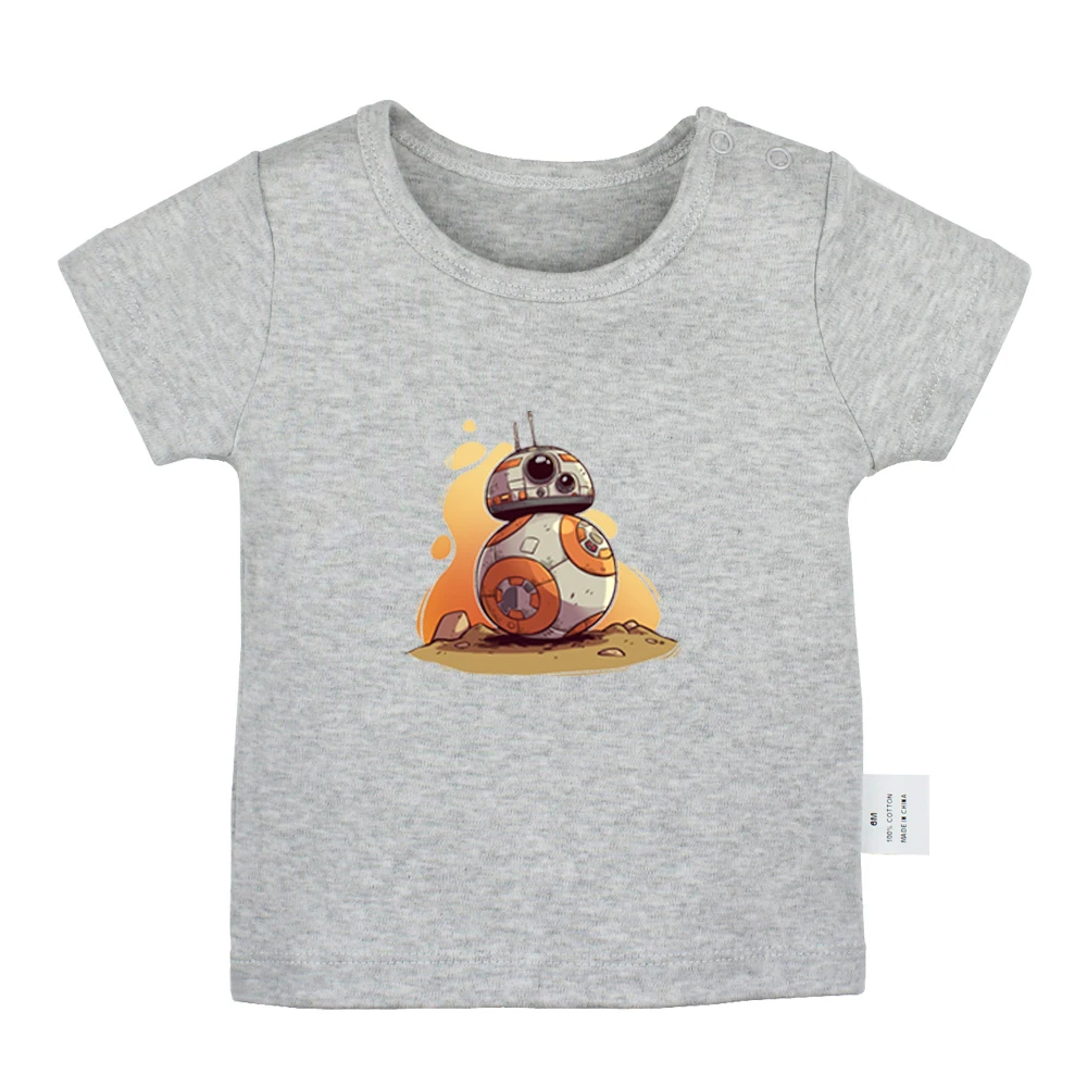 Забавные футболки для новорожденных с изображением героев мультфильма Время