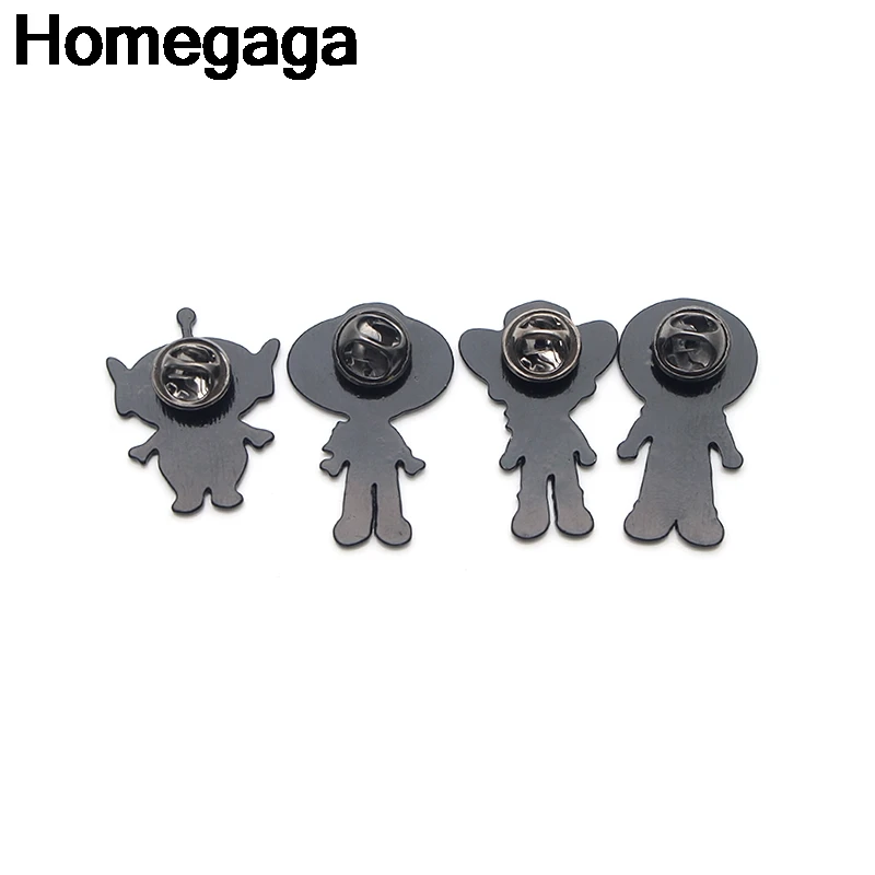 Homegaga Мультяшные цинковые Мультяшные булавки для мужчин и женщин para рубашка Шарм пальто одежда рюкзак аксессуары медаль значок Броши D2142