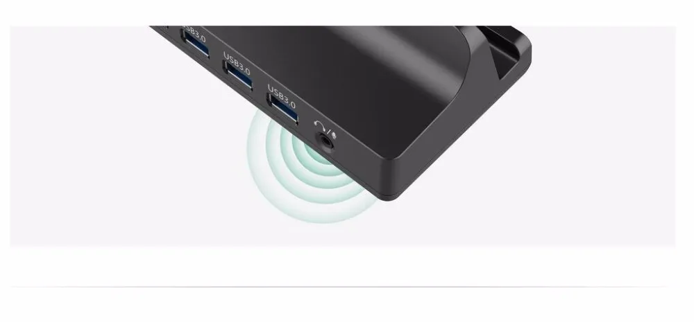 ORICO SH4C2 USB3.0 концентратор с док-станцией 4 USB3.0 1 супер зарядное устройство 1 Универсальный зарядный порт с подставкой для поверхности-черный
