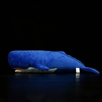 54cm lifelike sperm whale simulation stuffed toys soft sea animals cachalot plush toy pot whale large dolls fin for kids gift